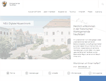 Tablet Screenshot of neufelden.at